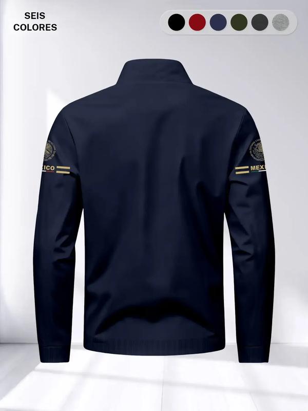 Chaqueta Cuello Alto Bandera México