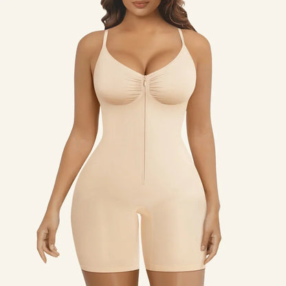 Bodysuit Faja Moldeadora con Cierre Frontal — Control Abdominal Sin Costuras