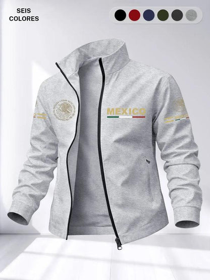 Chaqueta Cuello Alto Bandera México