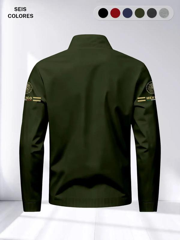 Chaqueta Cuello Alto Bandera México