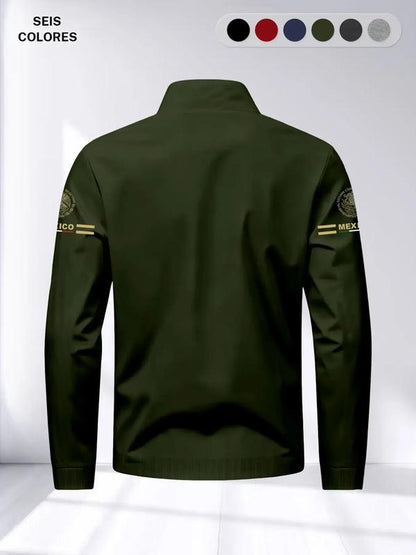 Chaqueta Cuello Alto Bandera México