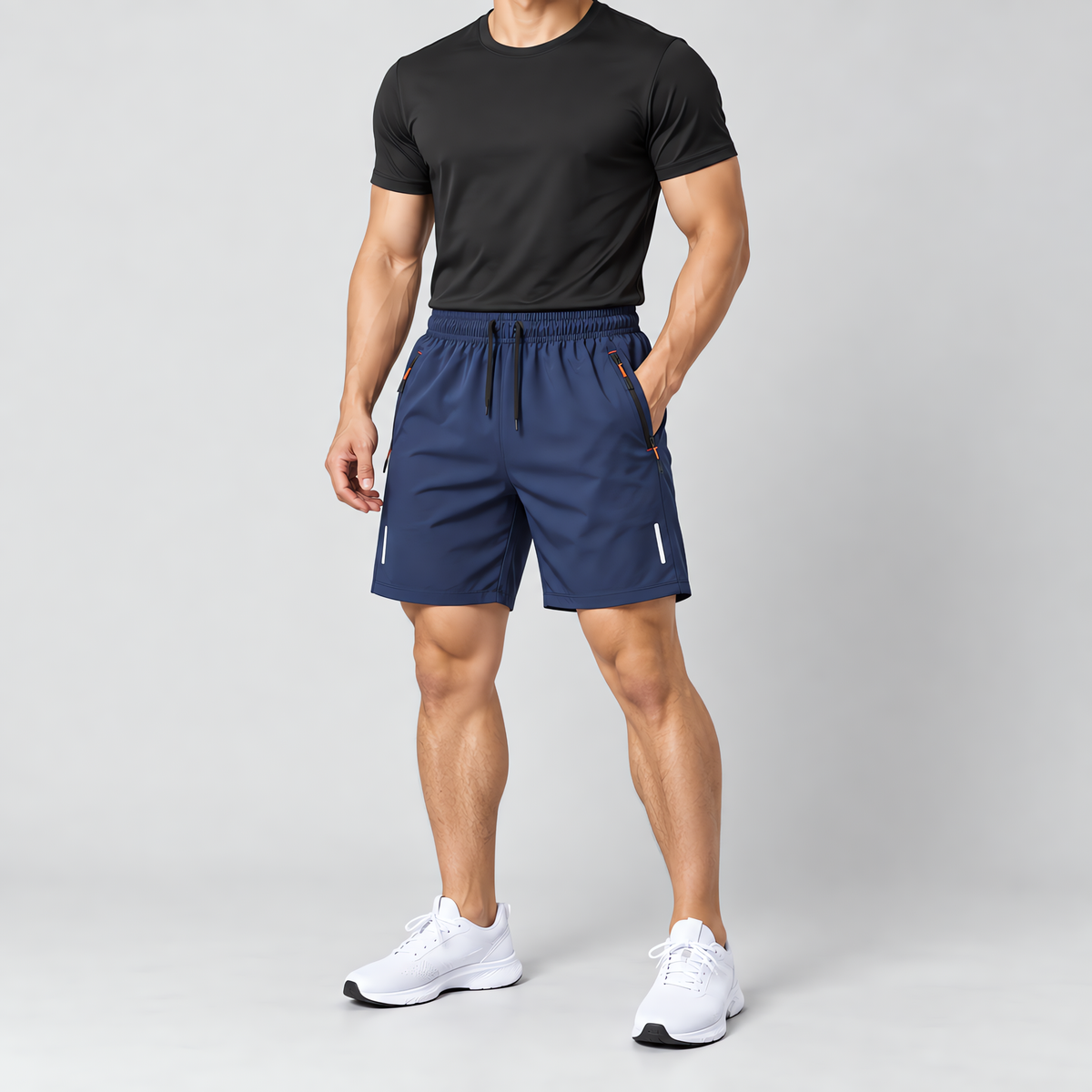 AeroShort — Short Deportivo Multibolsillos