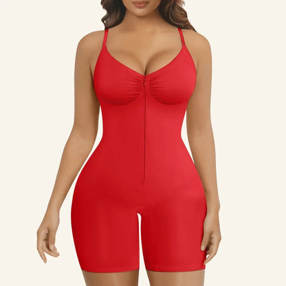 Bodysuit Faja Moldeadora con Cierre Frontal — Control Abdominal Sin Costuras