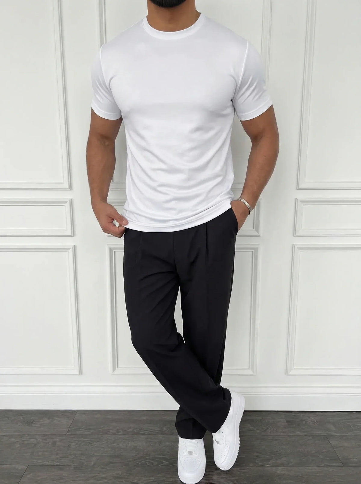 Playera Esencial — Negro Jet