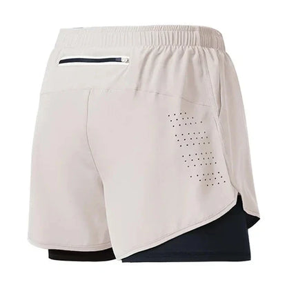 Shorts Deportivos de Doble Capa para Entrenamiento