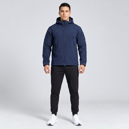 Chaqueta Polar Outdoor con Capucha