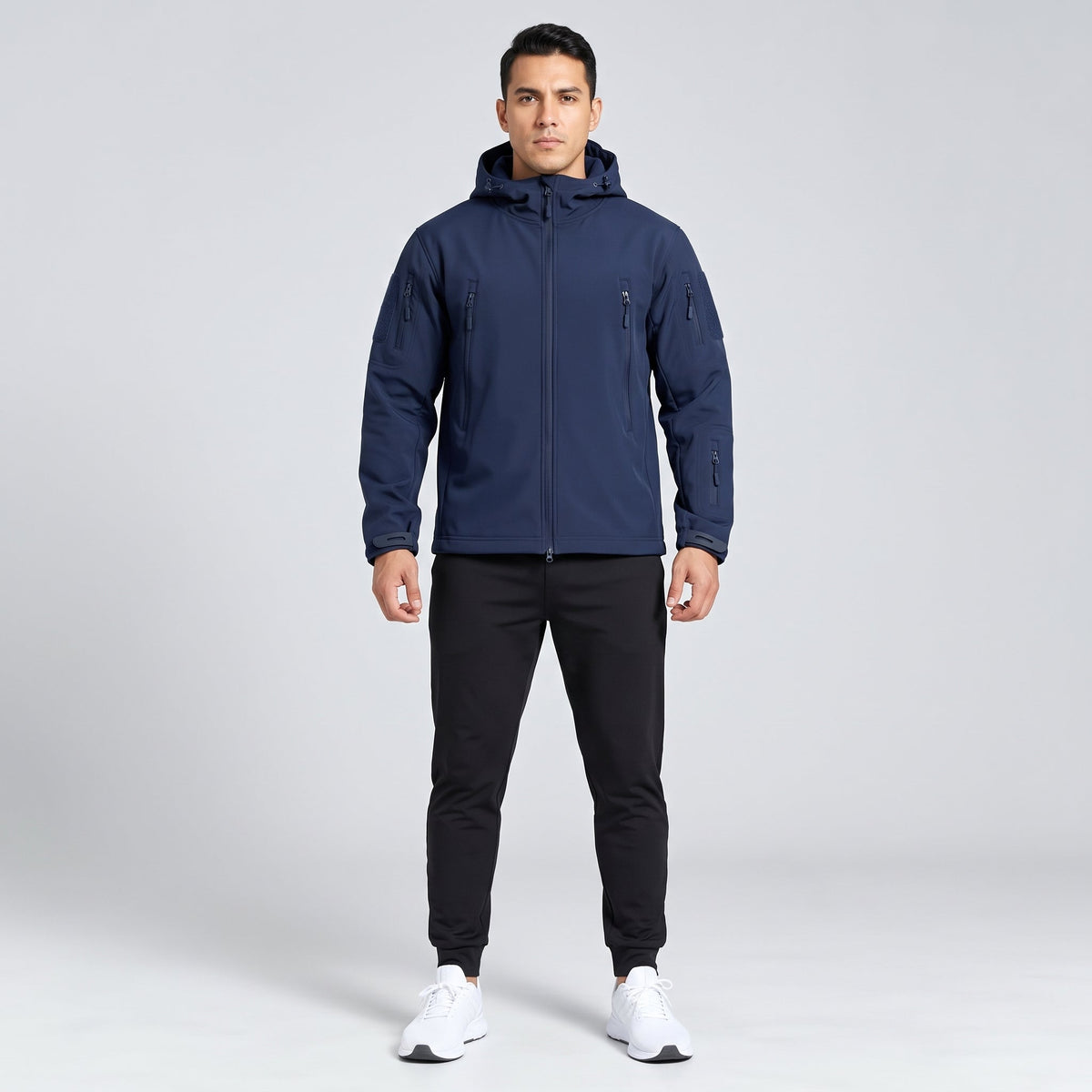 Chaqueta Polar Outdoor con Capucha