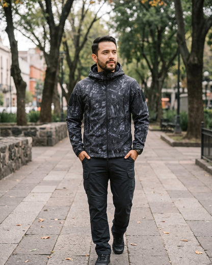 Chaqueta Polar Outdoor con Capucha