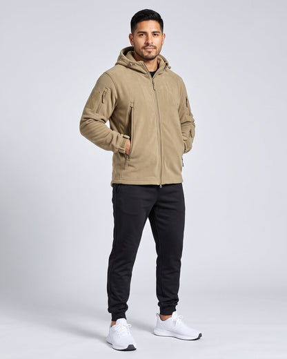 Chaqueta Polar Outdoor con Capucha
