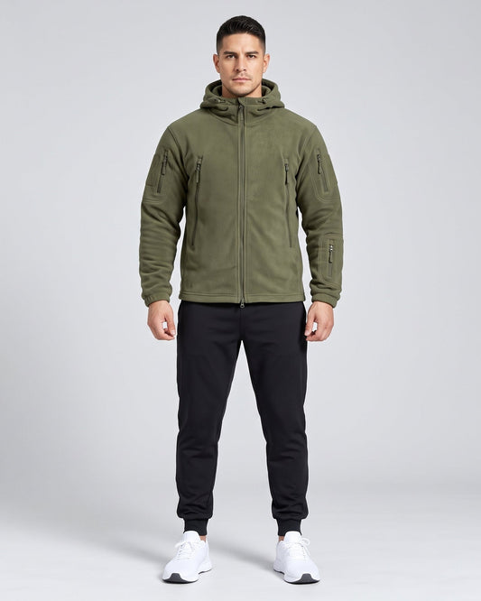 Chaqueta Polar Outdoor con Capucha