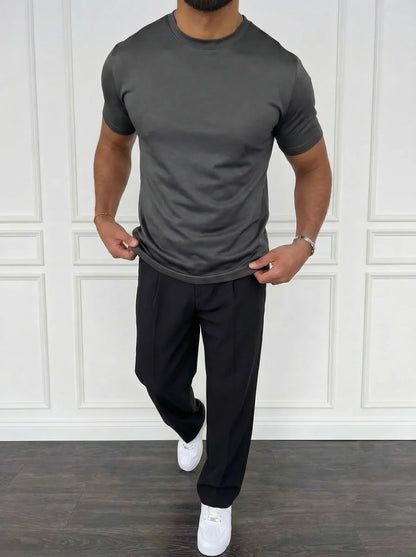 Playera Esencial — Negro Jet