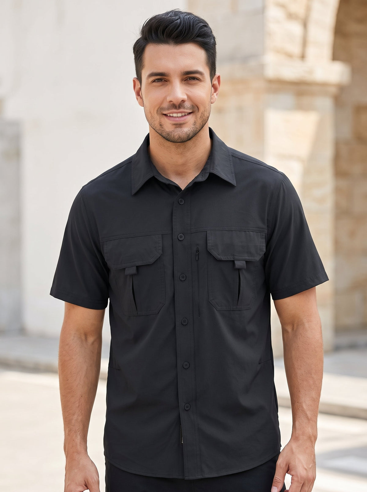 Camisa Outdoor — Secado Rápido & Transpirable