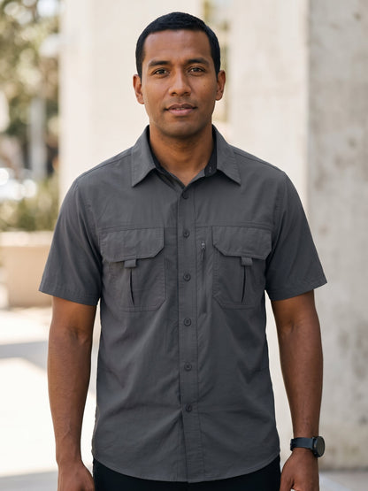 Camisa Outdoor — Secado Rápido & Transpirable