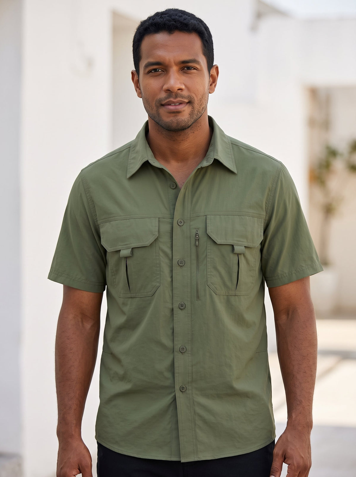 Camisa Outdoor — Secado Rápido & Transpirable
